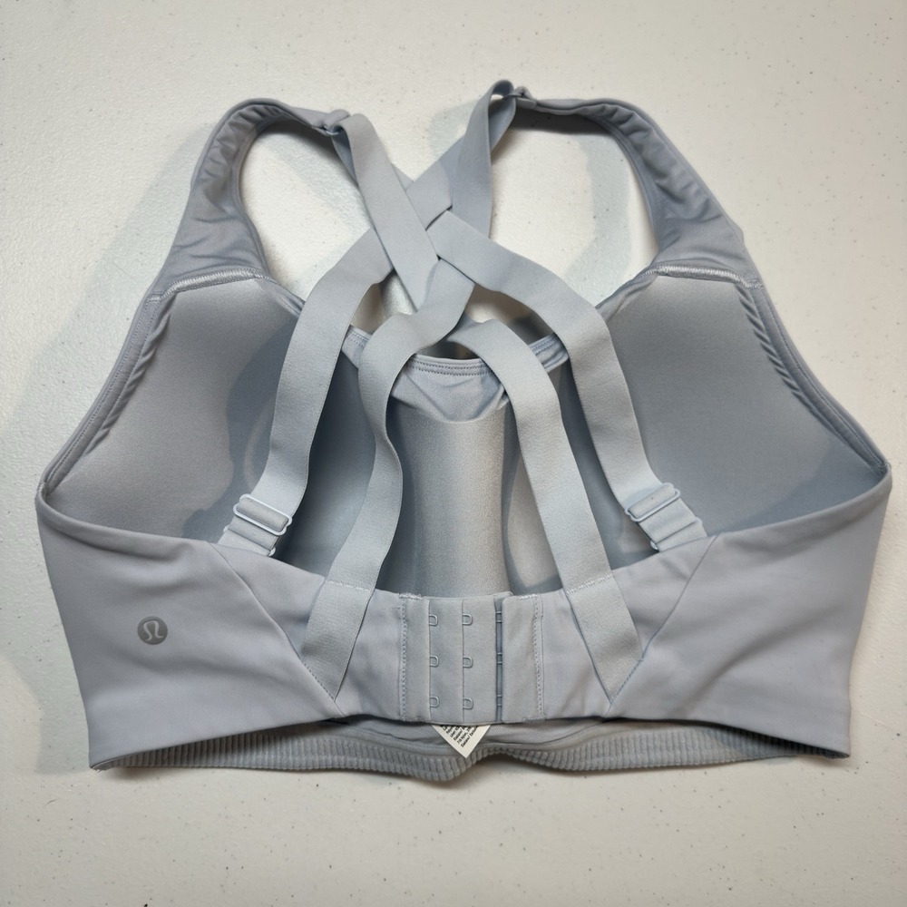 Lululemon Energy Bra High Support, Size 36 DDD Grey - Picture 2 of 9